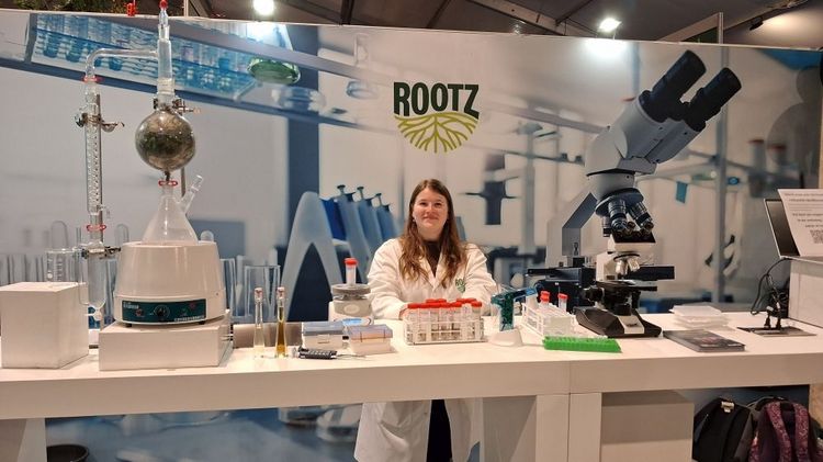 Der Stand von ROOTZ auf der GrootGroenPlus 2025. Bild: GABOT. Der Stand von ROOTZ auf der GrootGroenPlus 2025. Bild: GABOT.