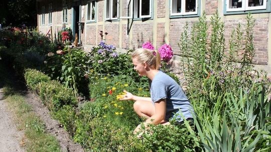 In Doras Garten kann man Natur mit allen Sinnen erleben. Bild: Projektträger.