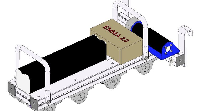 Verbesserte Emma 2.0 von OTTE Metallbau zur Erleichterung des Mobiltischtranspots. Bild: OTTE Metallbau.