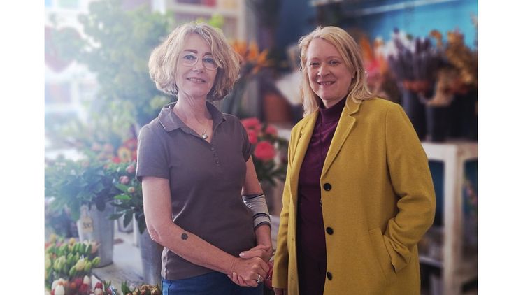 Nicola Fink (l.) und Andrea Kirchhoff. Bild: FDF.