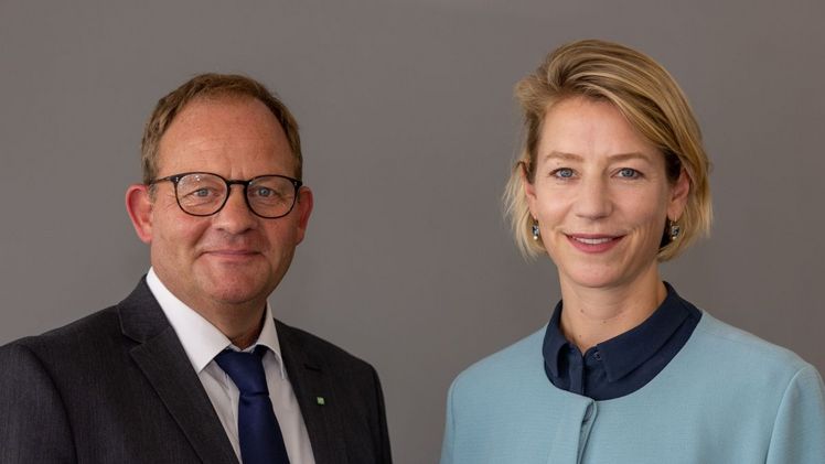 Dr. Lothar Hövelmann und Freya von Czettritz. Bild: DLG.