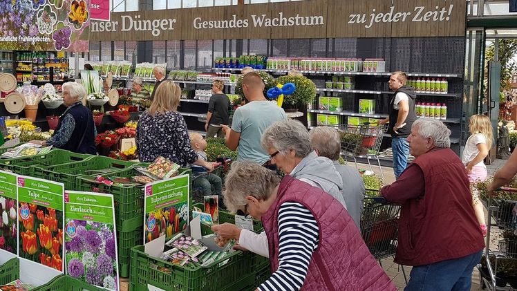 …da blüh‘ ich auf! Kruse sorgte mit seinem Heidefest für einen  Besucheransturm. Bild: Sagaflor.