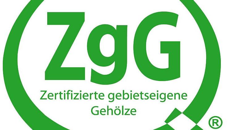 Die ZgG steht für "Zertifizierungsgemeinschaft gebietseigener Gehölze" und ist ein Zusammenschluss von Baumschulen, die gebietseigene Gehölze produzieren und handeln. Bild: ZgG. 