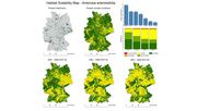 Prognose zur Ausbreitung für Ambrosia artemisiifolia in Deutschland unter aktuellen und zukünftigen Klimabedingungen. Bild: Fabian Sittaro.
