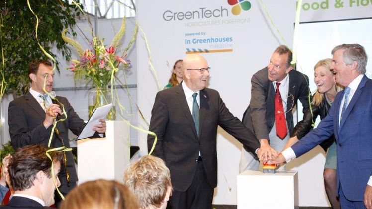 Die Eröffnung der GreenTech. Bild: GreenTech.