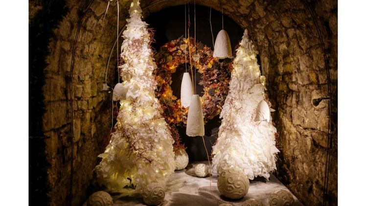 Der Felsenkeller am Domplatz neben dem Erfurter Weihnachtsmarkt. Foto: Steve Bauerschmidt.