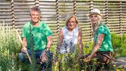 DIE GARTEN TULLN-Prokurist Thomas Uibel, Landeshauptfrau Johanna Mikl-Leitner und Gartenleiterin Susanne Leeb im „Garten im Klimawandel" der GARTEN TULLN. Bild: © "Natur im Garten", J. Ehn.