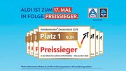 ALDI ist zum 17. Mal Preissieger beim Kundenmonitor®. Bild: © ALDI SÜD.