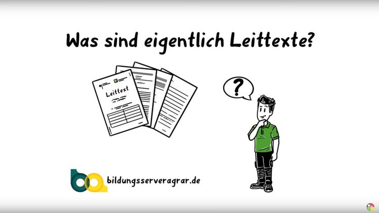 Was sind Leittexte in der landwirtschaftlichen Berufsausbildung? Screenshot: GABOT.