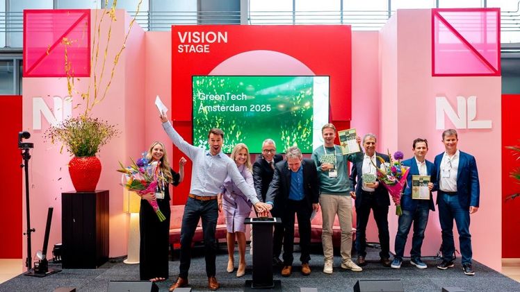 Die Gewinner der GreenTech Innovation & Concept Awards 2025. Bild: GreenTech, © martijnvleeuwen.nl.