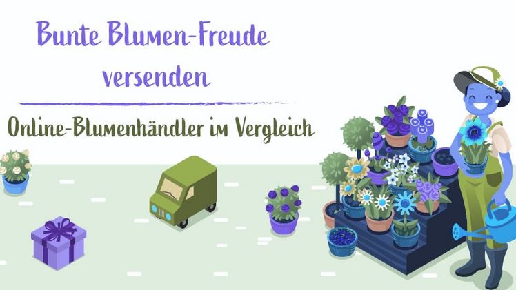 Der Onlineversand von Blumensträußen boomt: Das bieten diese sechs Anbieter. Grafik: sparwelt.de.