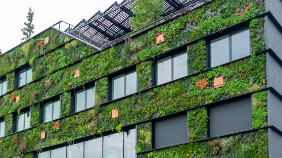 Während der Expo wird die Aeres Hogeschool Almere am Eingang ein nachhaltiges Symbol bilden. Bild: Floriade. 