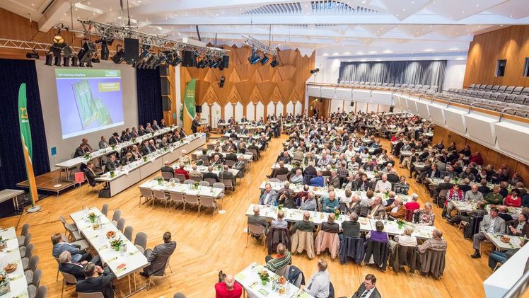 Die Generalversammlung 2017 in Bühl. Bild: Ralf Peter/ZG Raiffeisen. Die Generalversammlung 2017 in Bühl. Bild: Ralf Peter/ZG Raiffeisen.