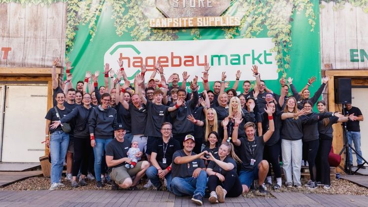 Mit DIY-Store und Profi-Fachmarkt im Einsatz. Bild: hagebau.