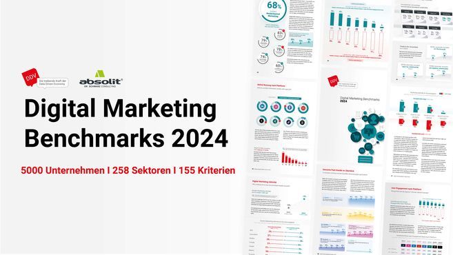 Digitale Marketing Brenchmarks 2024. Bild: DDV.