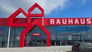 Die neue BAUHAUS Fassade im dänischen Næstved. Bild: BAUHAUS AG.