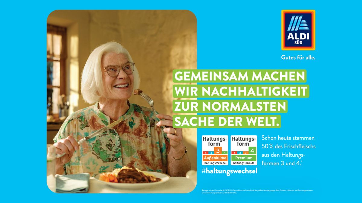 ALDI SÜD Neue Marketingkampagne für nachhaltigere Lebensmittel Gabot.de