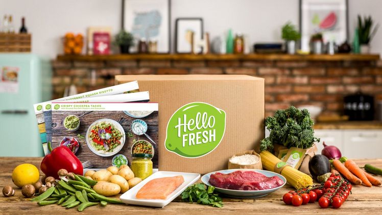 Die HelloFresh Kochbox. Bild: HelloFresh.