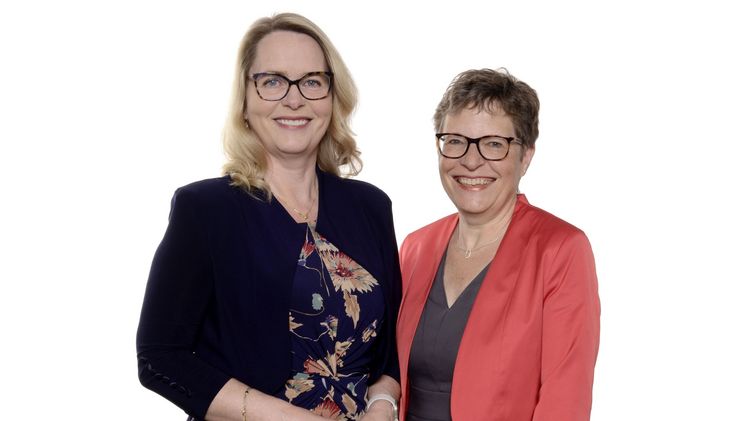 Eva Zovko und Barbara Kaiser. Bild: BLE.