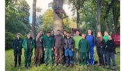 Die Talente 2026 gemeinsam mit Firma Baumrausch aus Stuhr bei der Seilklettertechnik Foto: VGL Niedersachsen-Bremen.