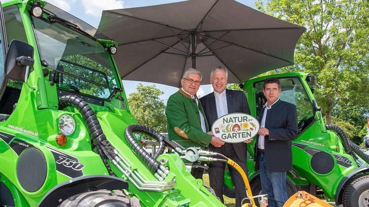 Präsident des NÖ-Gemeindebundes Alfred Riedl, Landesrat Martin Eichtinger und Tullns Bürgermeister Peter Eisenschenk. Bild: NLK Filzwieser.