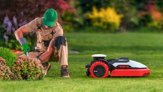 Die Zukunft des autonomen Mähens. Bild: KRESS.