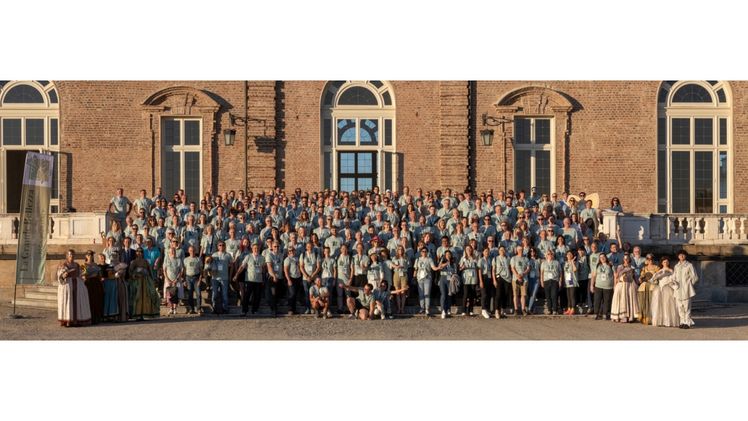 Gruppenfoto vom internationalen Gartencenter-Kongress 2023 in Italien. Bild: IGCA.