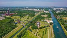 Blick auf den IGA 2027-Zukunftsgarten Gelsenkirchen. Foto: IGA 2027 / Oberhäuser.
