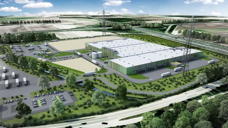 Die Illustration zeigt wie das neue Vermarktungszentrum in der Endausbaustufe aussehen kann. Bild: Architekturbüro Dipl.-Ing. Mike Bollongino. Die Illustration zeigt wie das neue Vermarktungszentrum in der Endausbaustufe aussehen kann. Bild: Architekturbüro Dipl.-Ing. Mike Bollongino.