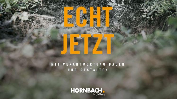 "Echt jetzt" - die neue Ausgabe des Hornbach Nachhaltigkeitsmagazins. Bild: Hornbach.
