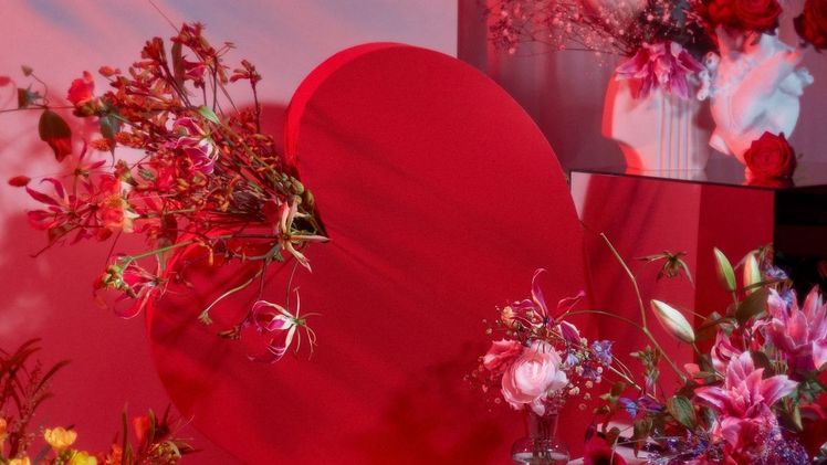 Liebesgrüße zum Valentinstag in allen möglichen Formen auf Tollwasblumenmachen.de. Bild: BBH.