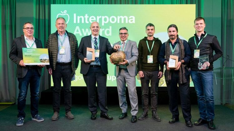 Die Award-Gewinner, die im Rahmen der Eröffnung prämiert wurden. Bild: Interpoma/Marco Parisi.