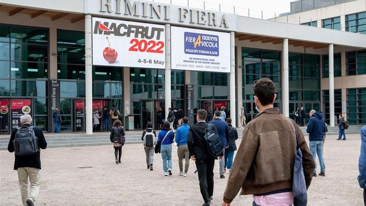 Impression von der Macfrut 2022. Bild: Macfrut.