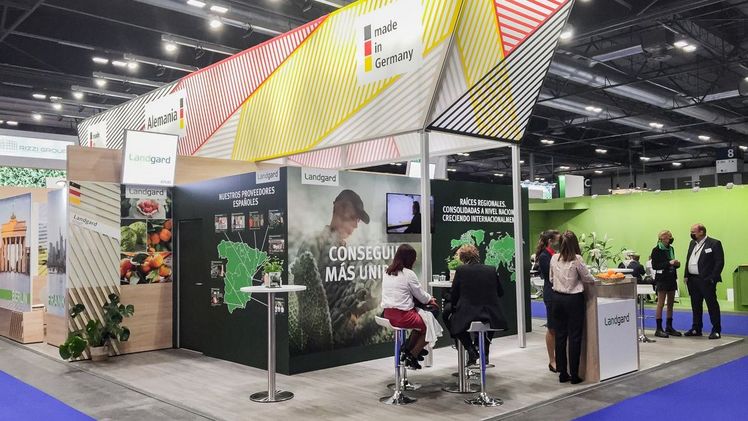 Landgard hat sich auf der Fruit Attraction 2021 erstmals am deutschen Gemeinschaftsstand des Bundesministeriums für Ernährung und Landwirtschaft beteiligt. Bild: Landgard.