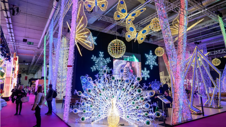 Die Produktgruppe Visuelles Merchandising & Licht in Halle 4.0 ist ein Wow-Erlebnis und garantiert Inspiration für spektakuläre Concept Decorations. Bild: Messe Frankfurt/Pietro Sutera.