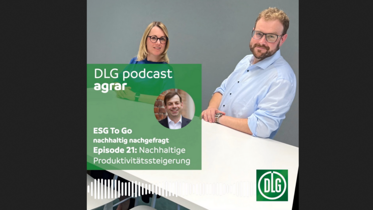 DLG-Podcast „ESG to Go – nachhaltig nachgefragt“. Bild: DLG.