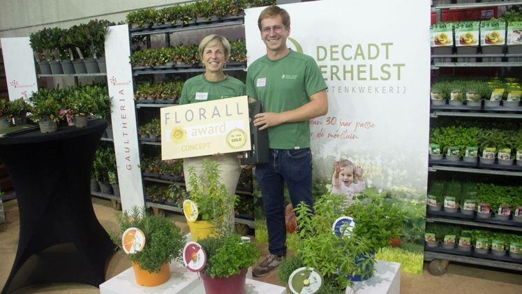 Der Sommermix Kräuter von Decadt – Verhelst gewann Gold in der Kategorie Konzept. Bild: GABOT.