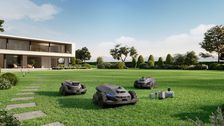 Kantenschnitt bis auf 0 cm, eine Wärmebildkamera, die jedes Tier an seiner Körperwärme erkennt, die branchenweit erste 3D-Gartenkarte und das neue Smart-Garden-Ökosystem machen den Mähroboter zum intelligenten Gartenhelfer. Bild: Sunseeker.