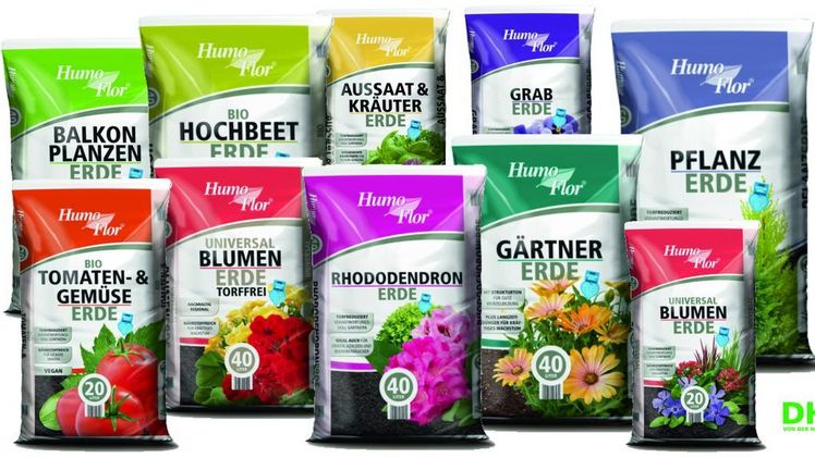 Die DHG stattet sein Humoflor Erdensortiment mit zusätzlichen ökologischen Merkmalen aus. Bild: DHG.