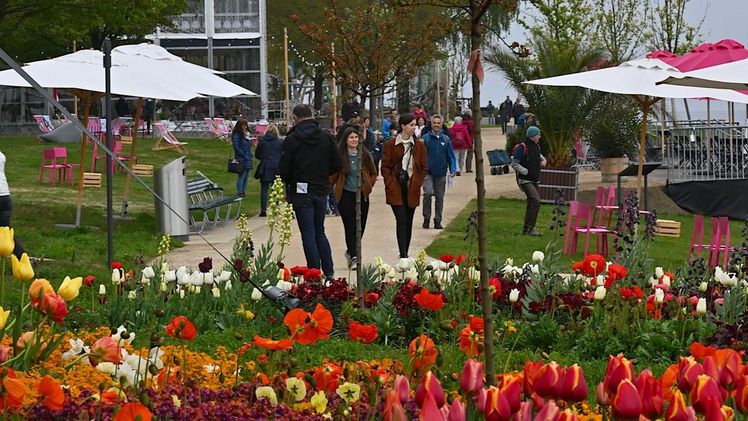 Das erste Wochenende auf der Landesgartenschau Überlingen war gut besucht. Bild: Landesgartenschau Überlingen.