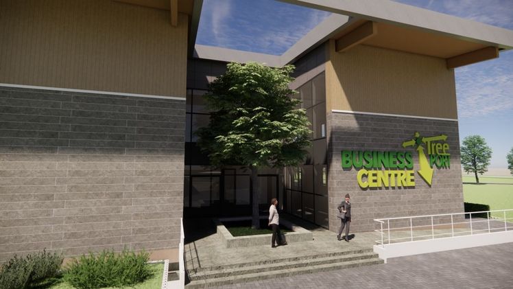 Das neue Wissenszentrum des Business Centre Treeport in Zundert. Bild: Ingenieurbüro Stantec. 