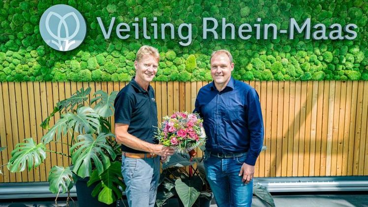  v.l.: Cees Hoekstra, Geschäftsführer Veiling Rhein-Maas, und BGI-Vorstandsmitglied Christian Willeke. Bild: Landgard.