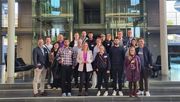 Junge Gartenbaunternehmerinnen und -unternehmer im konstruktiven Austausch mit der Bundestagsabgeordneten Isabel Mackensen-Geis (SPD). Foto: ZVG.