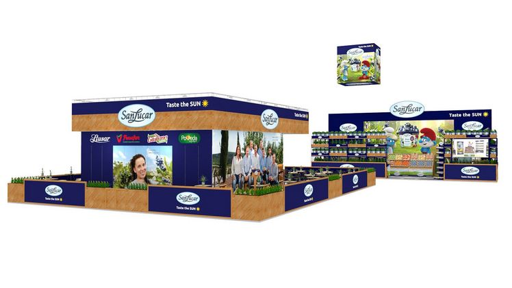 Die doppelte SanLucar Ausstellungsfläche - Stand und Showroom - befindet sich in Halle 27, Stand D51 und D60. Bild: SanLucar.