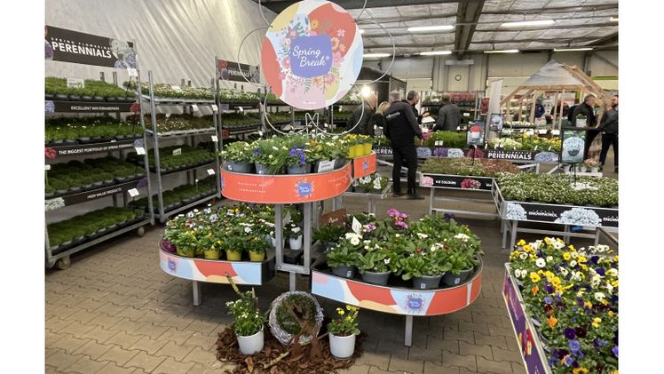 Das Handelskonzept Spring Break® als Blickfang im Frühjahr. Bild: Florensis.