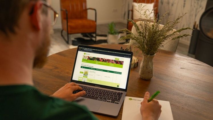 Harries Plantdesign bietet Online-Shops für die grüne Branche. Bild: Harries Plantdesign.