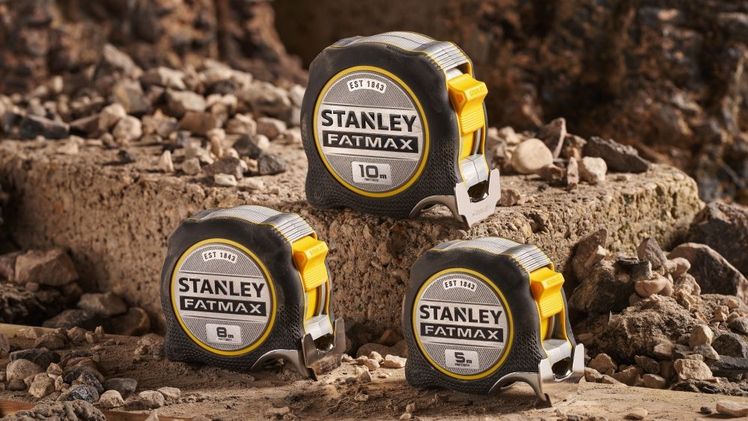 STANLEY FATMAX XTREME Bandmaß: 5 m (FMHT38214-0), 8 m (FMHT38217-0) und 10 m (FMHT38232-0). Bild: STANLEY®.