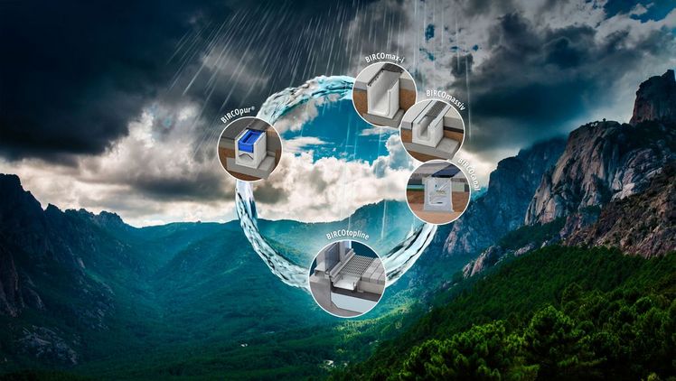 Mit seinen Entwässerungssystemen hat BIRCO effektive Lösungen für die klimatischen Herausforderungen der Zukunft parat: Bild: BIRCO.