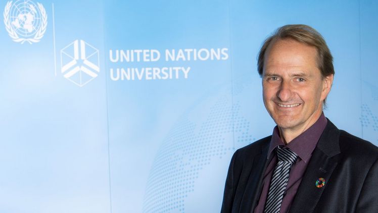 Dirk Messner wird neuer Präsident des Umweltbundesamtes. Bild: UNU-EHS/Aileen Orate.