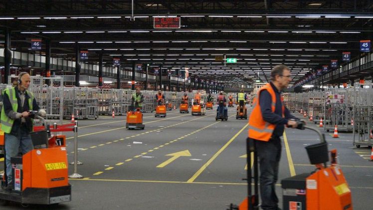 Trotz eines Umsatzrückgangs herrschte bei Royal FloraHolland auch im Jahr 2020 rege Betriebsamkeit. Bild: GABOT.